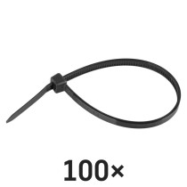 Kabelio rišiklis 150×3,5, juoda, 100 vnt