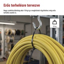 Kábelkötöző 150×3,5, fekete, 100 szt