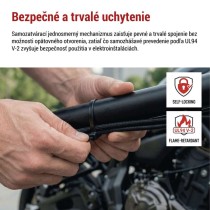 Sťahovacia páska 200×3,5, čierna, 100 ks