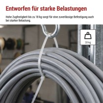 Kabelbinder 200×3,5, weiss, 100 Stk