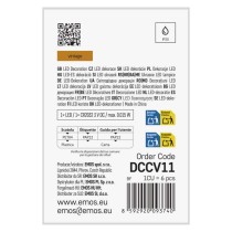 LED dekoracija – arbatžolė, balta, CR2032, vidaus, vintažinė, 6 vnt.