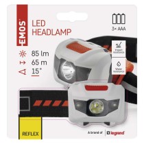 LED žibintas P3521, 85 lm, 65 m, 3x AAA