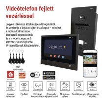 GoSmart IP-880A 2WIRE otthoni videó kaputelefon készlet WiFi-vel