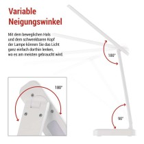 LED Schreibtischlampe AMY, wiederaufladbar