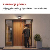 GoSmart zunanja baterijska kamera IP-1100G WALL z WiFi in sončnim kolektorjem