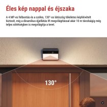 GoSmart IP-1100G WALL kültéri akkumulátoros kamera WiFi-vel és napelemmel