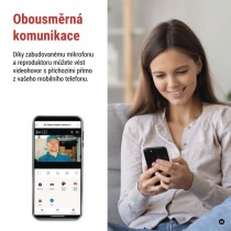 GoSmart Venkovní bateriová kamera IP-1100G WALL s WiFi a solárním panelem