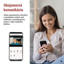 GoSmart Vonkajšia batériová kamera IP-1100G WALL s WiFi a solárnym panelom