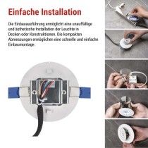LED-Notleuchte 2W 300lm 3H