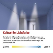 LED-Notleuchte 2W 300lm 3H