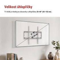 Držák fixní pro TV 26-60" (65–152 cm)