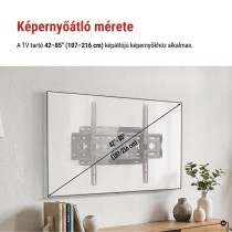 Konzolos TV falitartó 42–85" (107–216 cm)