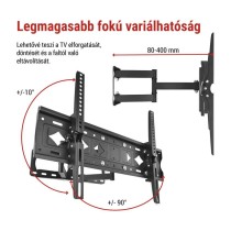 Konzolos TV falitartó 42–85" (107–216 cm)