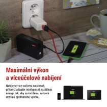 Univerzální USB adaptér GaN do sítě PD 45 W max.