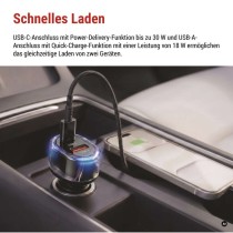 USB‑Autoadapter PD/QC 48 W