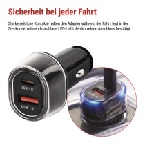 USB‑Autoadapter PD/QC 48 W
