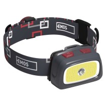 CREE LED + COB LED galvas lukturis P3531, 330 lm, 65 m, 3x AAA