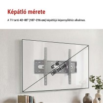Dönthető TV falitartó 42-85" (107–216 cm)