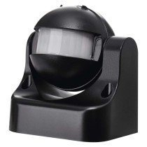 PIR kustību sensors, IP44, 1200 W, melns
