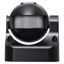 PIR kustību sensors, IP44, 1200 W, melns