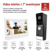 Komplet domačega video domofona EM-LS07HD