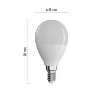 Żarówka LED Classic Mini Globe / E14 / 7,3 W (60 W) / 806 lm / ciepła biel