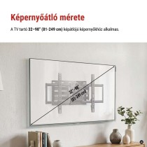Konzolos TV falitartó 32–98" (81–249 cm)