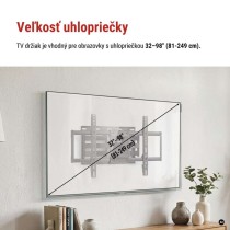 Konzolový nástenný TV držiak 32–98" (81–249 cm)