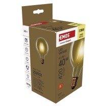 LED žarnica Vintage G95 / E27 / 4,5 W (40 W) / 420 lm / Toplo bel