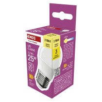 LED-pirn CLS Mini Globe / E27 / 2,2 W (25 W) / 250 lm / soe valge
