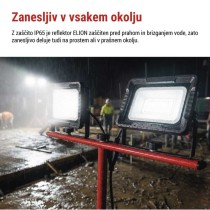 LED reflektor ELION 2×30W + trinožni stativ, nevtralna bela