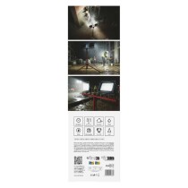 LED-prožektor ELION 2×30W + kolmjalg, punane, neutraalne valge