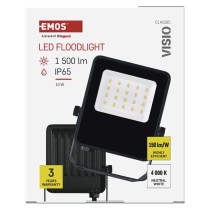 LED reflektor VISIO 10W nevtralna bela črni