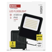 LED reflektor VISIO 30W nevtralna bela črni