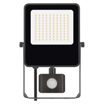 LED prožektorius VISIO su judesio jutikliu, 50 W, juodas, neutraliai baltas