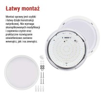 Oprawa LED FLERI, 20W regulowana CCT, IP65