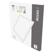 LED paneel REXXO 60×60, ruudukujuline süvistatud valge, 30W neutr. b. UGR