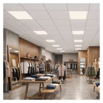 LED paneel REXXO 60×60, ruudukujuline süvistatud valge, 30W neutr. b. UGR