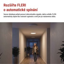 Mikrovlnný senzor (pohybové čidlo) pro ZM3012 FLERI, IP20, bílý