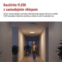 Mikrovalovni senzor (senzor gibanja) za ZM3012 FLERI, IP20, bel