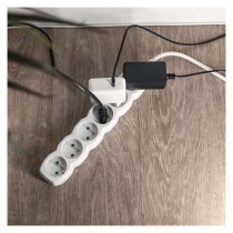 Prodlužovací kabel 3 m / 6 zásuvek / bílý / PVC / 1,5 mm2