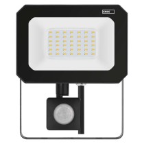 Naświetlacz LED SIMPO 30W, z czujn. PIR, czarny, neutralna biel