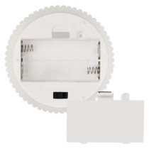 LED dekorācijas – 2 vaska sveces ar reālu liesmu, 4 AA baterijas, silti balta gaisma, tai