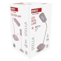 Namizna LED svetilka STELLA roza