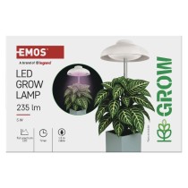 Augalų lempa LED Full Spectrum, 15 LED, vidaus, laikmatis