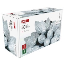 LED Weihnachtliche Lichterkette – Zapfen, 9,8 m, Außen und Innen, kaltweiß, Programme