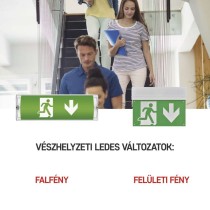 EMOS LED vészvilágító lámpatest NESSI 3W 3 óra IP65