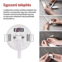 EMOS LED vészvilágító lámpatest ORSU 1W 130 lm 3 óra