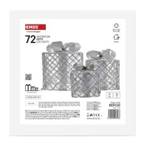 LED Geschenkpakete, 3 Größen, Innen, Kaltweiß, Timer