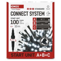 Basis Set für Verbindungsketten Standard, 10 m, Außen, Kaltweiß, Timer
